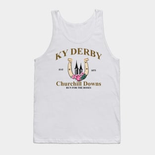 Kentucky 150 Years Of Winners, Run For The Roses, Kentucky Horse Racing, Racing Kentucky, KY Derby Celebrating (2 Sided) Tank Top